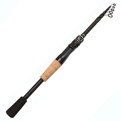 Baitcasting Lure Fishing Rod Spinning Telescopic 8g-25g Wooden Handle Carbon Casting Fishing Tackle Professional Light-weight